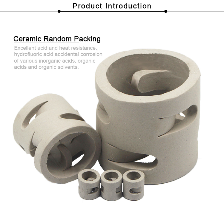 Ceramic Pall Ring with 1″/1.5″/2″/3″